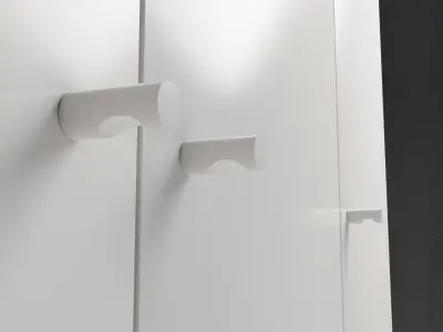 KLEPPSTAD - Wardrobe  3 doors   IKEA based   -  3D model