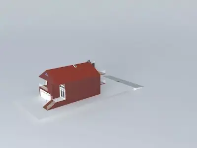 Lake House Free 3D model