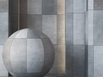 Concrete Panel Texture 4K - Seamless Texture