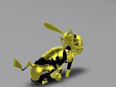 Robot Pikachu 3D model