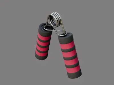 Hand Gripper Strengthener Low-poly 3D model