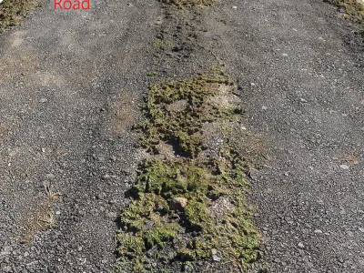 Ultra realistic Road Scan 3D model