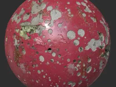 Damaged Paint Concrete Wall Seamless 4k Pbr Texture Texture