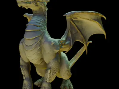 Swole Dragon  3D print model