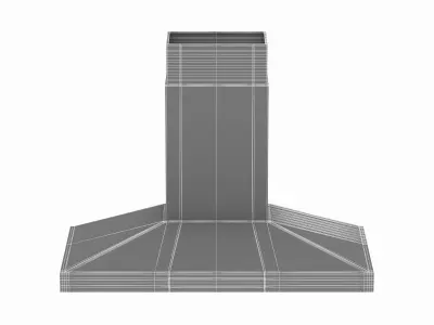 Samsung Wall Mounted Chef Collection Hood 36 Inch 3D model