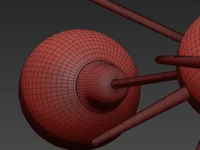 Mace Chandelier 3D model purchase