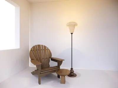 Set of Furniture 03 3D model