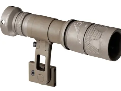 TNVC SUREFIRE HELMET MOUNTED LIGHT Low-poly 3D model