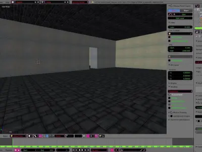 building or room 03 Low-poly 3D model
