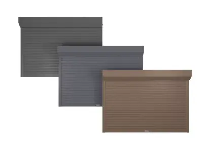 Metal Door Roller Shutter 3D model
