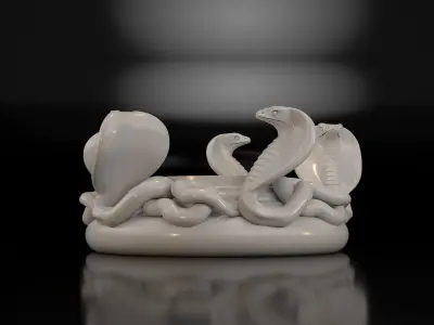 TEALIGHT HOLDER COBRA V2 3D print model