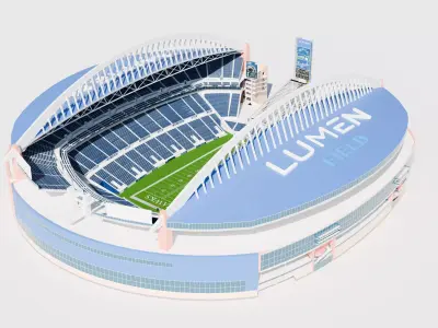 Lumen Field Stadium 3D model