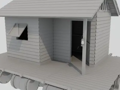 Floating House 3D print model