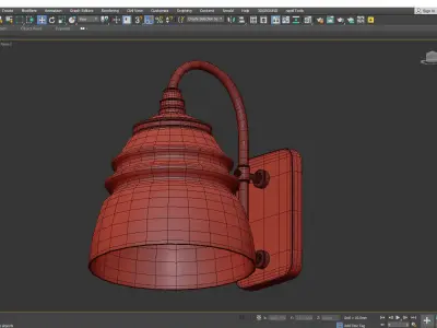 LADD SINGLE SCONCE Low-poly 3D model