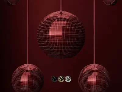 Wall light Giopato and Coombes Bolle vertical longe 3D model