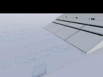 Football Stadium-American football 3D model