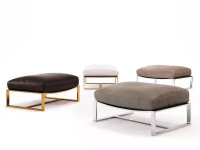 Cruisin Ottoman 3D model