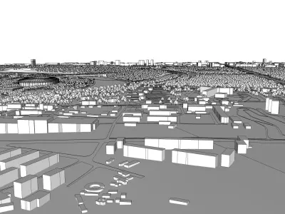 Moscow City 3D model