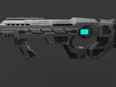 Sci Fi Gun 3D model