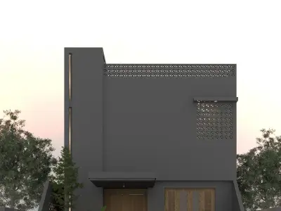 REALISTIC EXTERIOR HOUSE 3D model purchase
