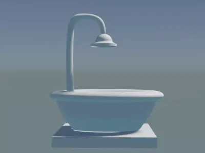 Shower Bathroom Free 3D print model