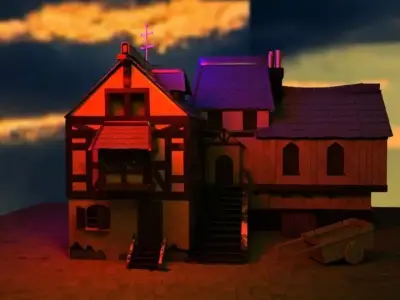 beatiful house 3D model