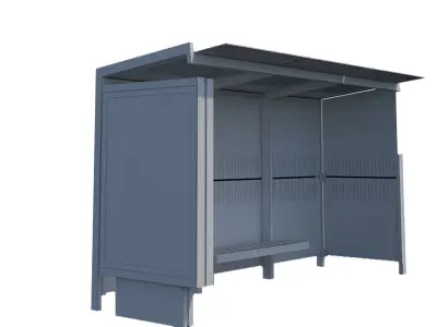 MMCite 310b Bus Shelter 3D model