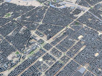 Turin City Italy 3D model