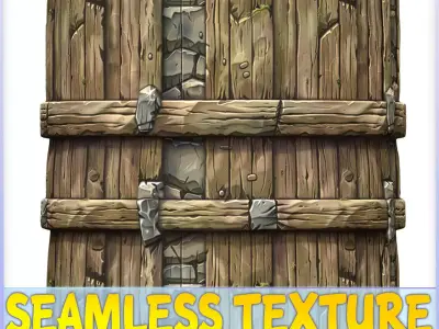 Stylized Wood Seamless Texture Texture
