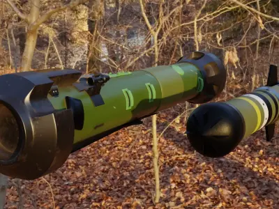 NLAW - Next generation Light Anti-tank Weapon 3D model
