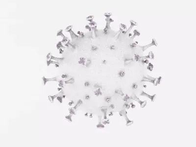 Coronavirus V5 - White Surface 3D model