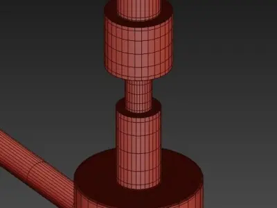 Italian Globe Cedar Moss Light 9 3D model
