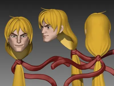 Ken Street Fighter - Headsculpt Storm Collectbles 3D print model