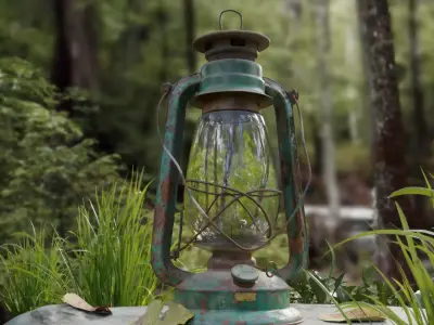 Oil Lantern  3D model