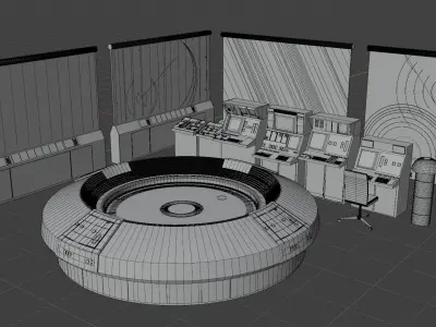 Star Wars Rebel Alliance War Room Prop Pack 1 3D model