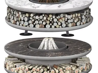 Fire pit moon 3D model