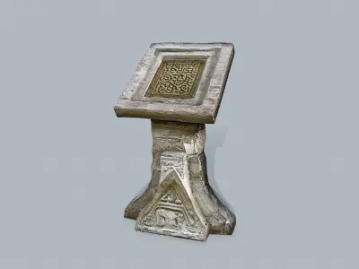 lectern Low-poly 3D model