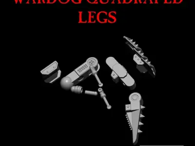 WARDOG QUADRAPEDAL LEGS 3D print model