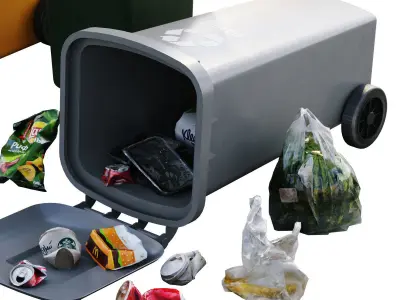 Garbage Set 3D model