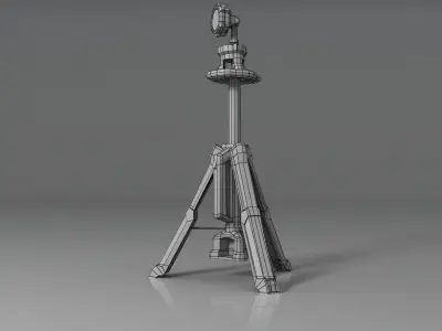 DEWALT 20v Tripod Light DCL079B Low-poly 3D model