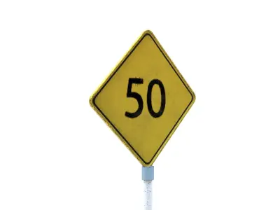 Street Sign 08 3D model