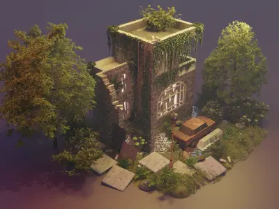 Last Of Us Diorama - 3D Model 3D model