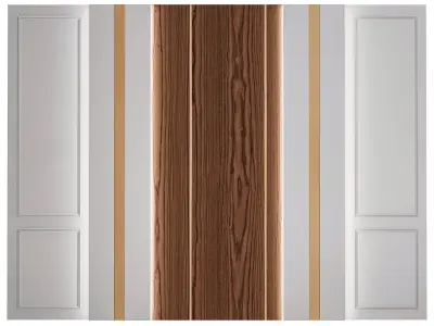 Wall panels 018 3D model