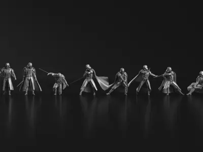 Darth Vader Figure Set 04 3D print model