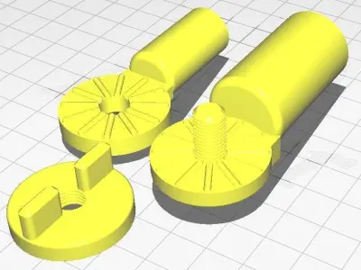 Light Stand Adjustable Angle Adapter Free 3D print model