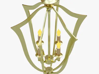 CURREY and COMPANY Protocol Chandelier 3D model