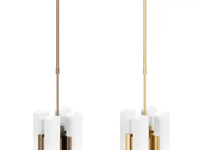 UNIQUE SUSPENSION LAMP 3D model