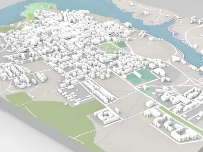 Lungoni Santa Teresa Gallura Sardinia Italy 3D model