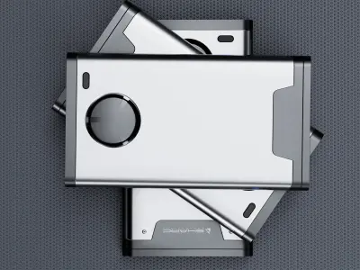 Sci-fi Power Bank 3d Model Low-poly 3D model