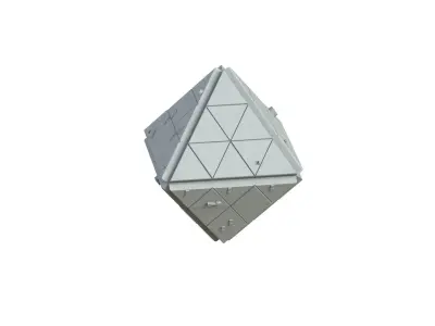 Sci Fi Object No 1874 Low Poly Low-poly 3D model